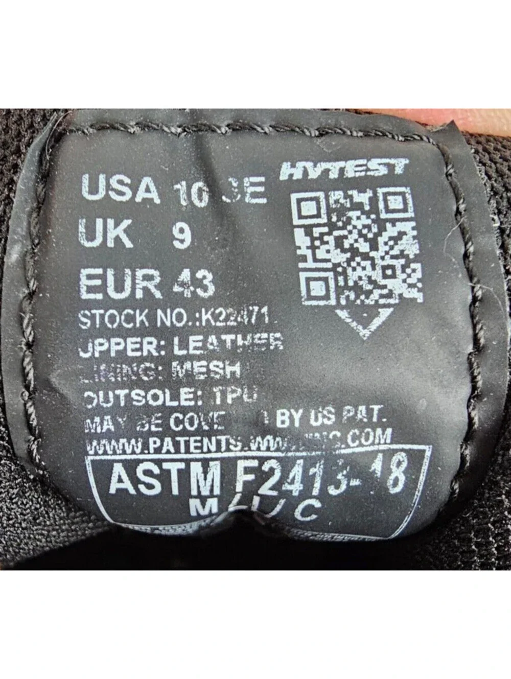 Hytest Footrests 2.0 Rebound WP Metatarsal Guard Nano Toe 6